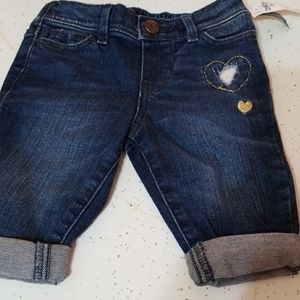 Infants 6-9 months Girls Blue Jeans